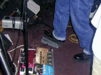 Dave and his pedals, good one Sandy!
